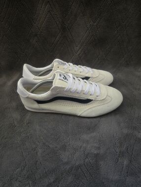 Vans Off the Wall Super Lowpro Shoes Mens Sz 8.5 Casual Sneakers White.